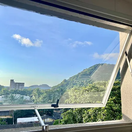 Apartamento Encantador Na Praia Do Tombo Guarujá Exterior foto